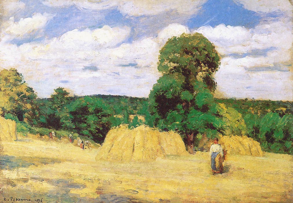 The Harvest at Montfoucault, 1876