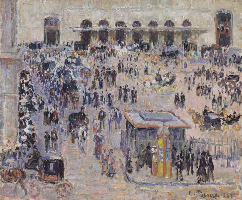 The Havre Square and Saint-Lazare Station