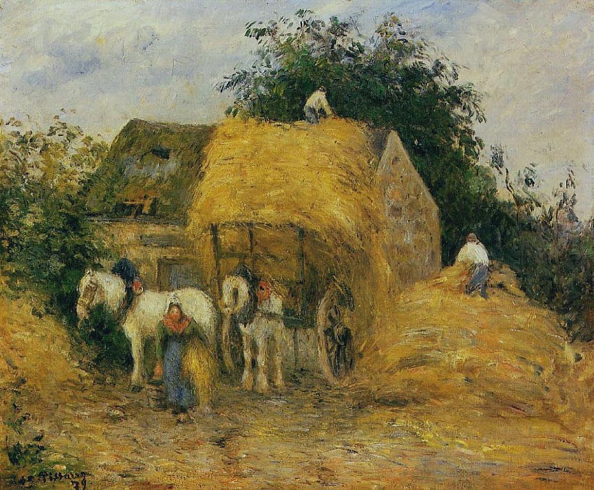 The Hay Wagon, Montfoucault, 1879