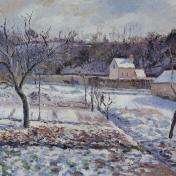The Hermitage, Pontoise - Snow Effect, 1874