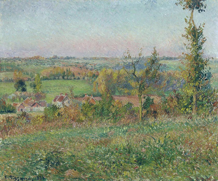 The Hills of Thierceville, Outskirts Eragny, 1884