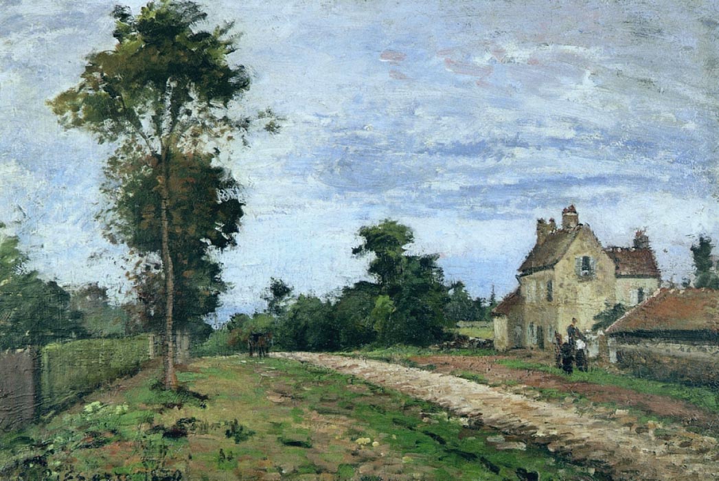 The House of Monsieur Musy, Louveciennes, 1870