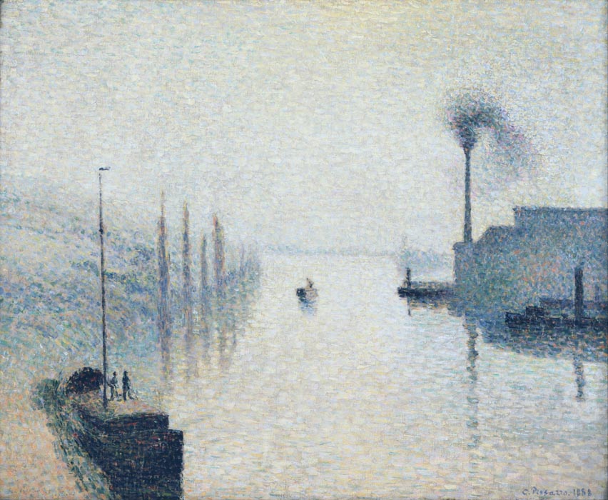 The Isle of Lacroix, Rouen (The Effect of Fog), 1888