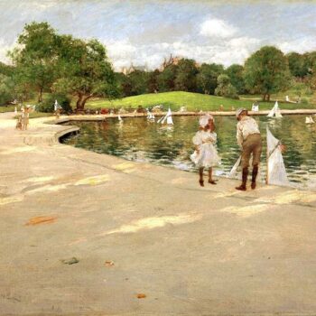 The Lake for Miniature Yachts, 1888