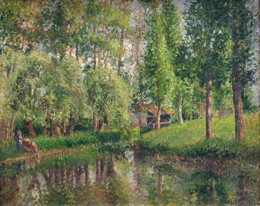 The Laundering Place at Bazincourt, 1900