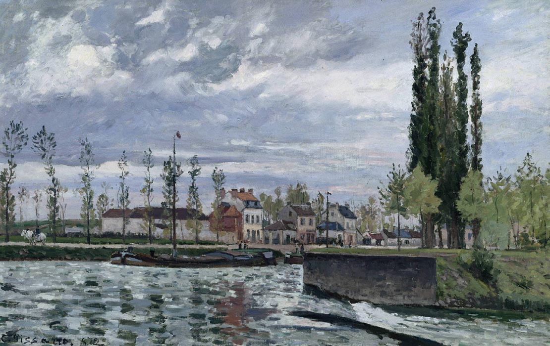 The Lock at Pontoise, 1872