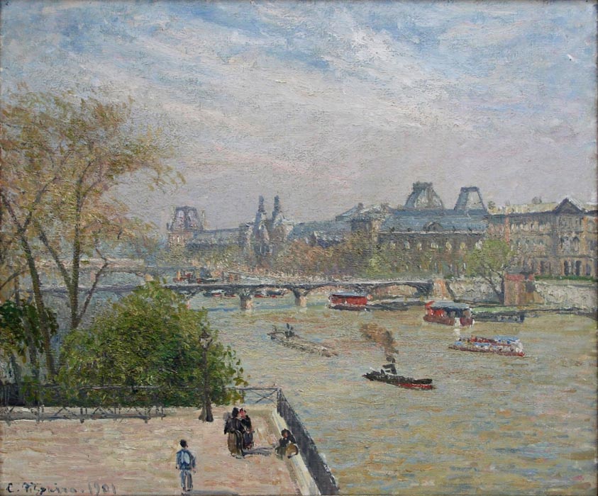 The Louvre, Spring, 1901