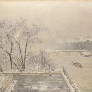 The Louvre under Snow, 1902