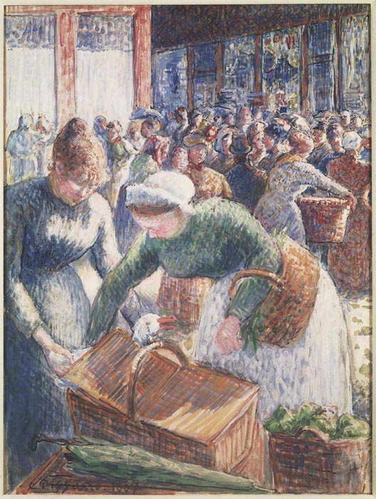 The Market at Gisors, 1887