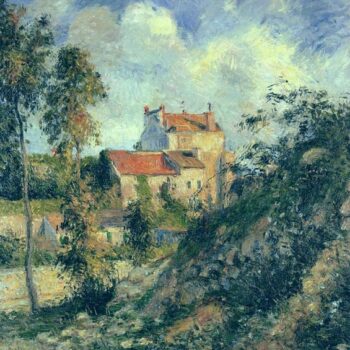 The Mathurins Abbey, Pontoise, 1877