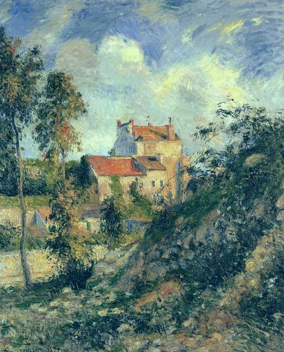 The Mathurins Abbey, Pontoise, 1877