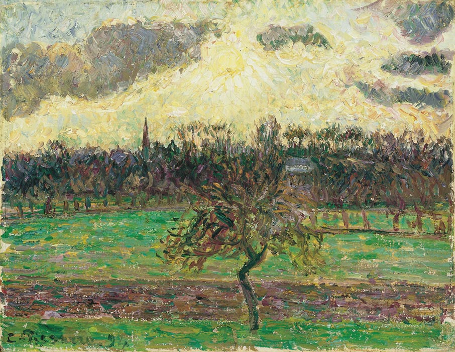 The Meadows at Eragny, Apple Tree, 1894