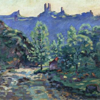 The Mill of Brigand, Ruins of Crozant Castle, 1900