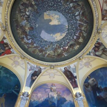 The Municipal House (Obecni Dum) ceiling, Prague 8912