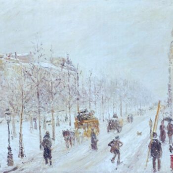 The Outer Boulevards, Snow Effect, 1879