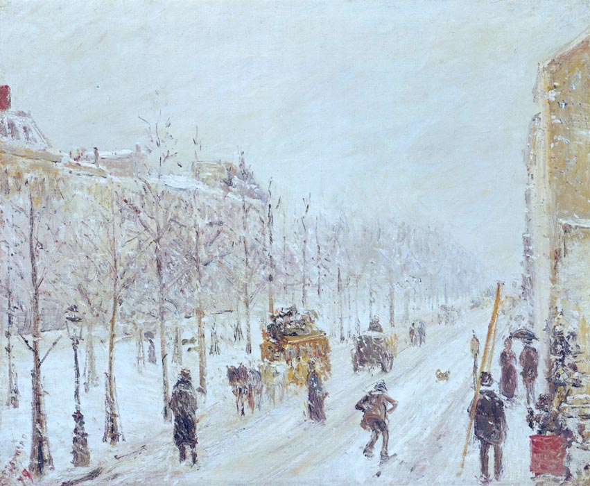 The Outer Boulevards, Snow Effect, 1879