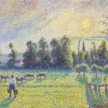 The Pasture, Sunset, Eragny, 1890