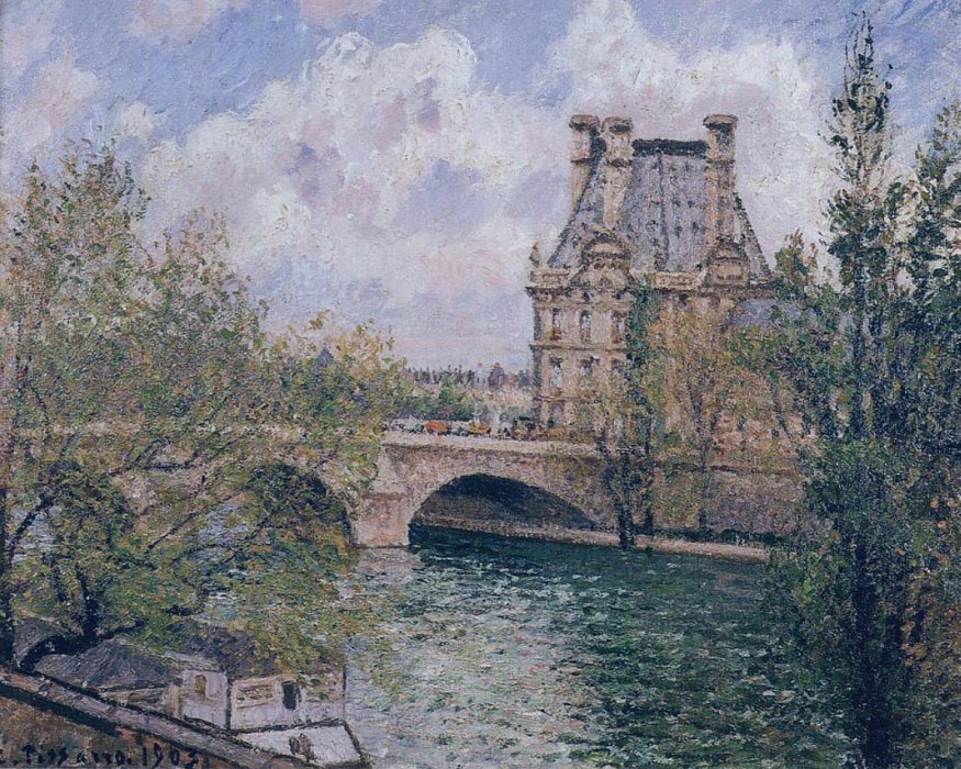 The Pavillion de Flore and the Pont Royal, 1902