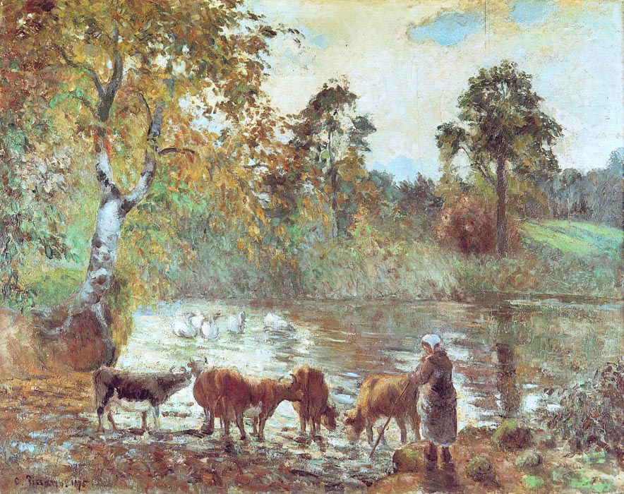 The Pond at Montfoucault, 1875