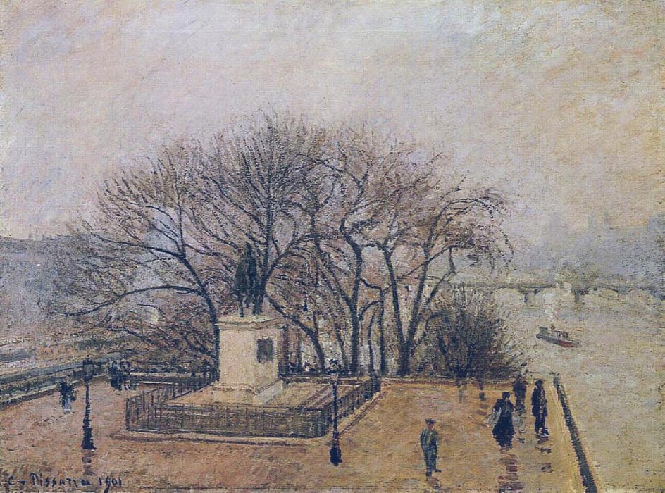 The Pont Neuf, Statue of Henri IV, Mist, 1901