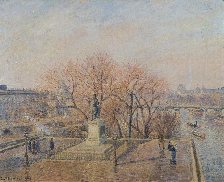 The Pont Neuf, the Statue of Henri IV, Sunny Weather, Morning, 1900