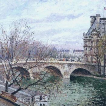 The Pont Royal and the Pavillion de Flore, 1903