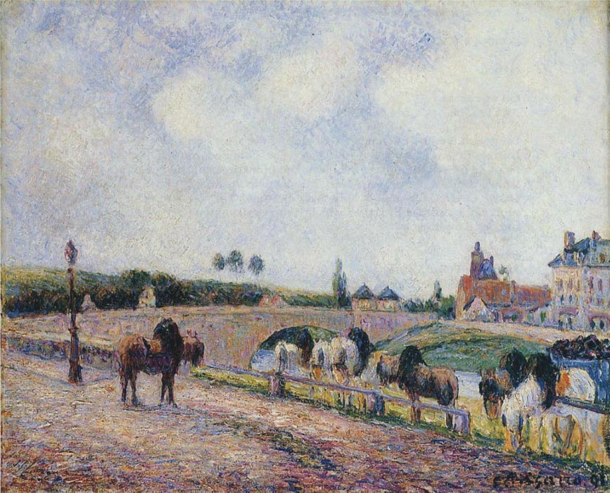 The Pontoise Bridge, 1891