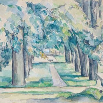 The Pool and Lane of Chestnut Trees at Jas de Bouffan, 1878-80