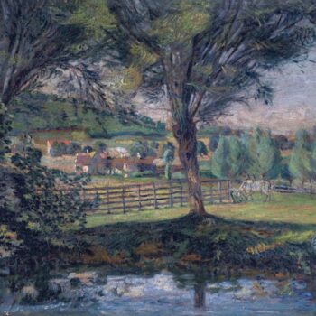 The Pool with Willows, Ile-de-France, 1889
