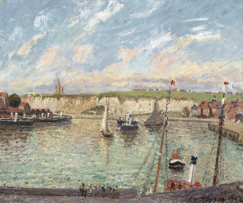 The Port of Dieppe, Afternoon, Sunny Weather, 1902