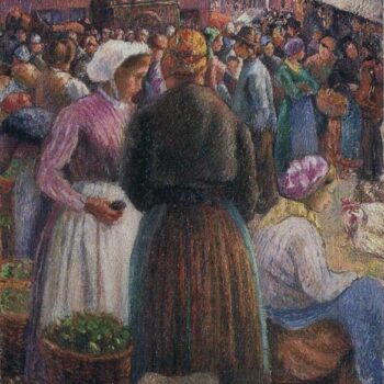 The Poultry Market at Pontoise, 1895