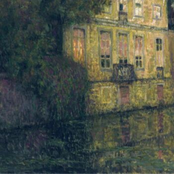The Quay in Green, Bruges, 1930