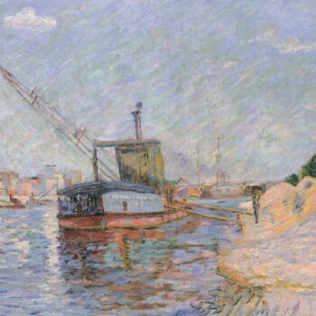 The Quay of Bercy in Paris, 1885