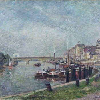 The Quay of Napoleon, Rouen, 1883