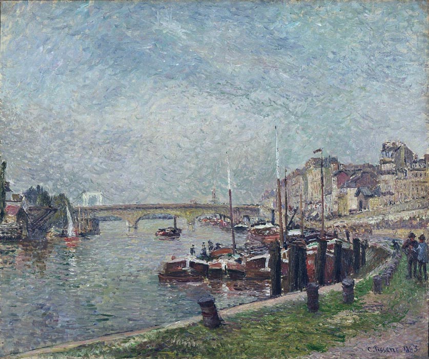 The Quay of Napoleon, Rouen, 1883