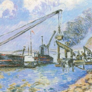 The Quay of Rapee in Paris, 1885