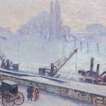 The Quay of Rouen, Winter`s Morning, 1904