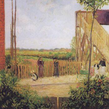 The Railroad Bridge at Bedford Park, 1897