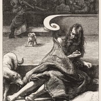 The Rich Man and Lazarus, published1864