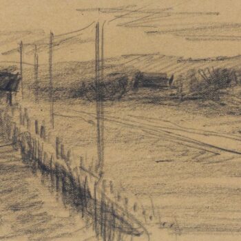 The Road at Campagne (sketch)