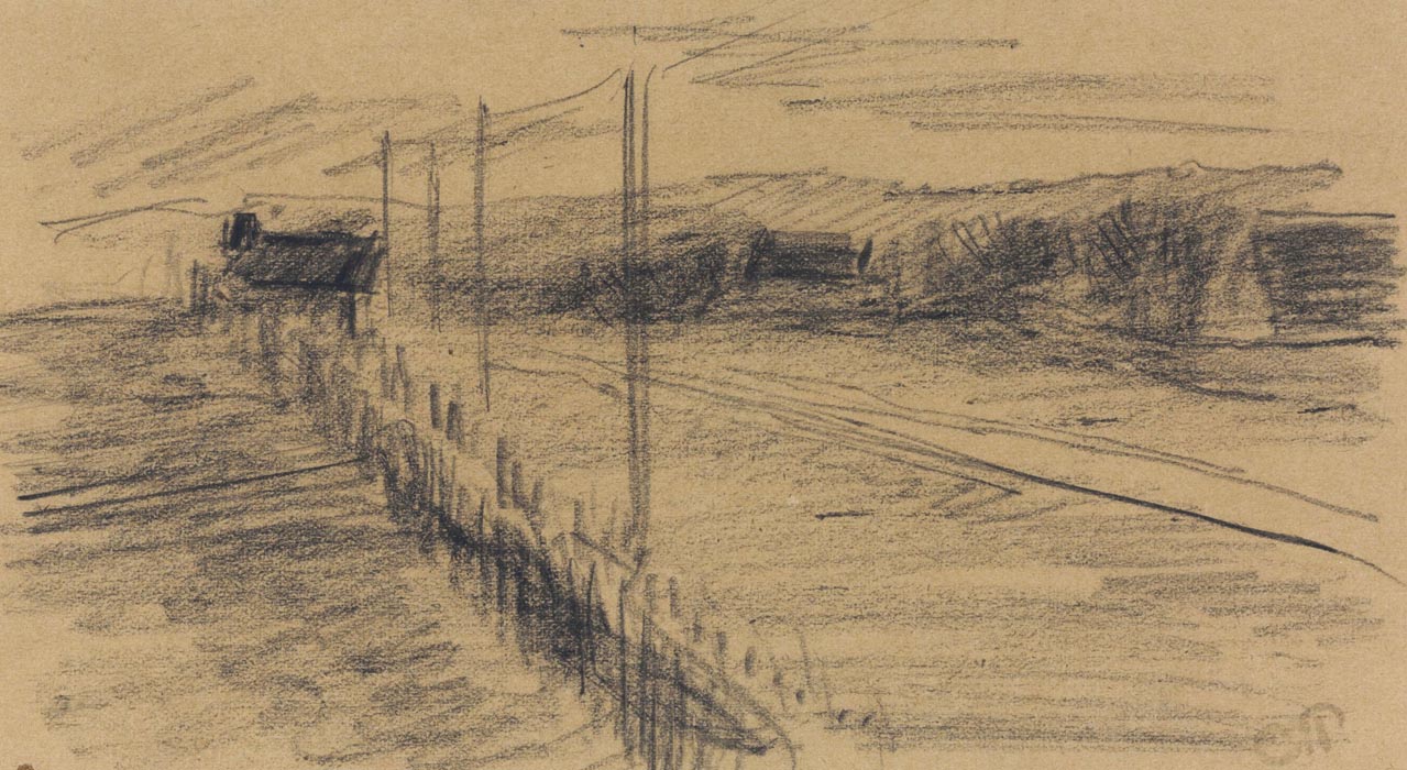 The Road at Campagne (sketch)