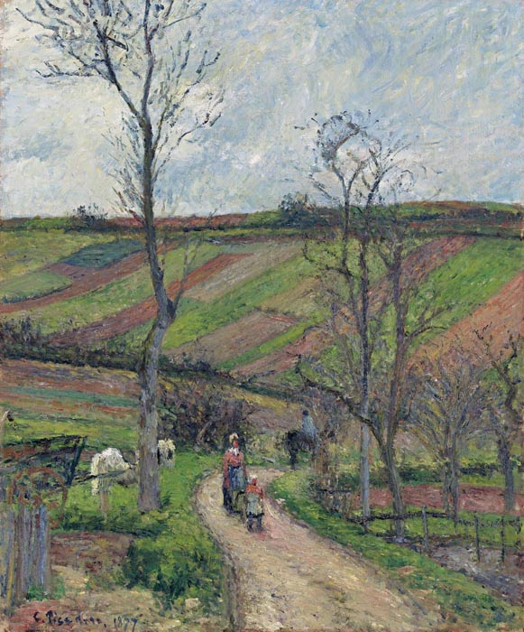 The Road by the Hermitage, Pontoise, 1877