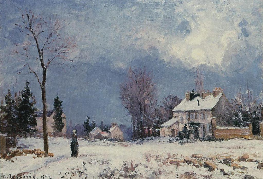 The Road from Versalles to Saint-Germain at Louveciennes, 1872
