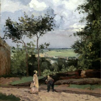 The Road of Versailles, Louveciennes, 1870