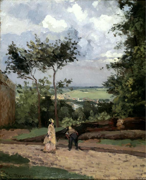 The Road of Versailles, Louveciennes, 1870