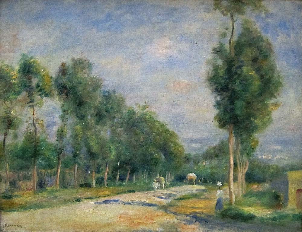 The Road of Versailles to Louveciennes, 1895