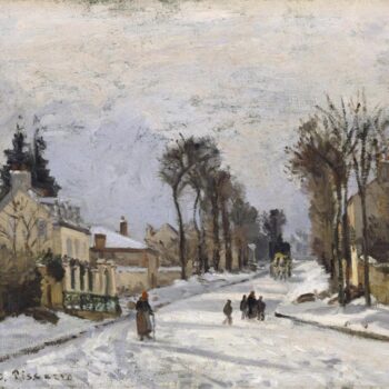 The Road to Versailles at Louveciennes, 1869