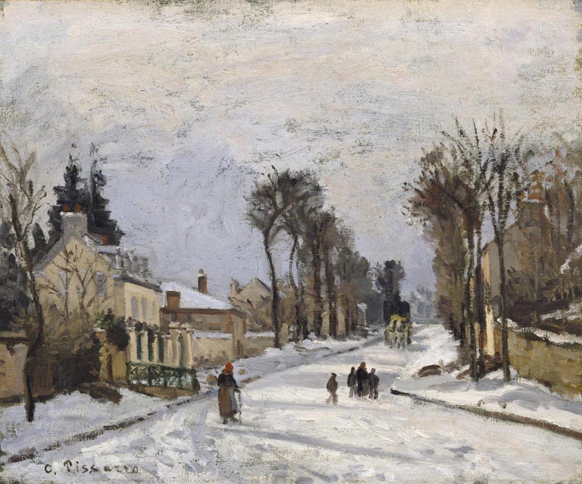 The Road to Versailles at Louveciennes, 1869