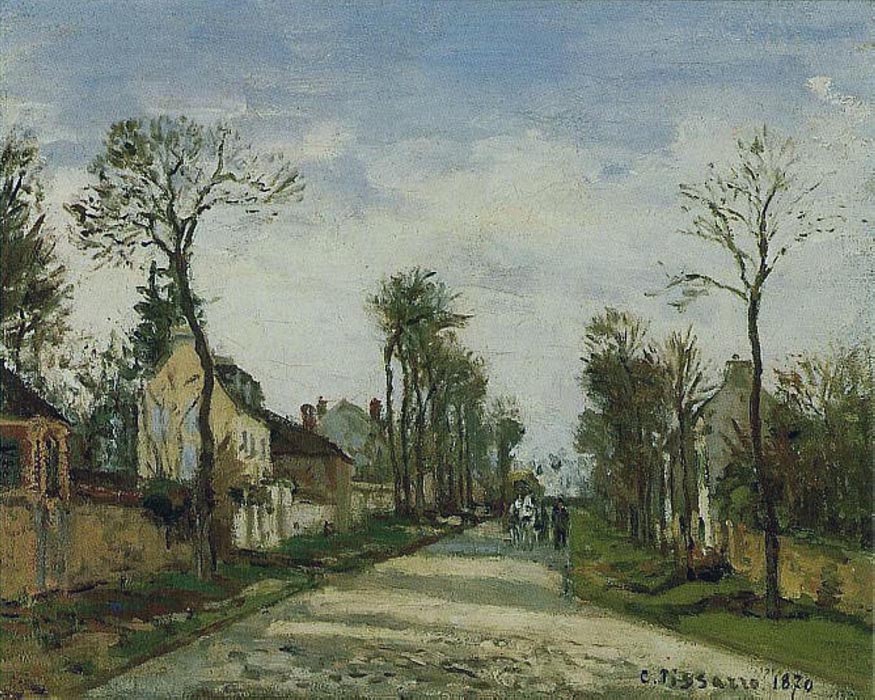 The Road to Versailles at Louveciennes, 1870