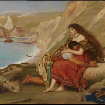 The Romans Leaving Britain, 1865